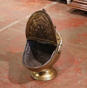 Seau à charbon en cuivre élégant avec poignée suspendue Parfait pour le jardinage intérieur extérieur et l'accessoire de foyer Durable et élégant - Product Image 6