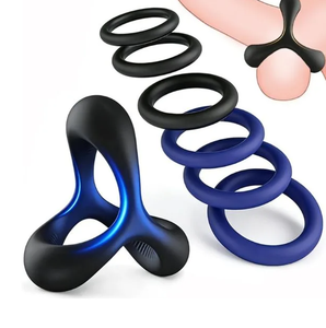 Anneau pénien en silicone de qualité supérieure, produit de bien-être personnel, conception flexible et réutilisable, OEM ODM, vente en gros, directement de l'usine - Product Image 6