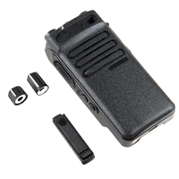 Cache avant de remplacement pour radio Motorola PMLN5811 XIR P6600 DEP550 DP2400 avec câble flexible de haut-parleur et cache anti-poussière pour bouton