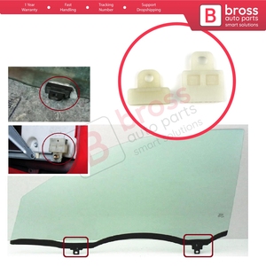 BWR5019+BWR5023 Door Window Glass Holder Connector Sash <b>Clips</b> For Corolla Prius Cruiser Hilux Matrix Vibe RX - Product Image 5