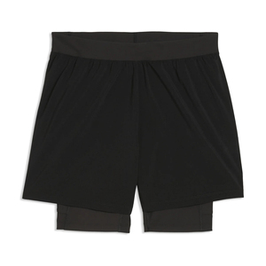 Shorts de sport à logo personnalisé, double couche, confortables pour la course et la gym – Meilleures ventes - Product Image 4