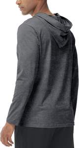 Sudaderas con capucha de punto de invierno elegantes para mujer, sudaderas ODM Athletic Street Functional Gym Hoodies bordado frontal Casual para hombres - Product Image 3