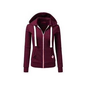 Novedad: Sudaderas con Capucha de Algodón de Alta Calidad con Cremallera y Forro Estampado para Otoño/Invierno, Personalizables en Colores, Tallas y Logotipos para Mujer - Product Image 6