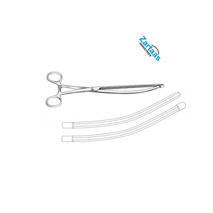 คีมหนีบลำไส้ Nussbaum ทำจากสแตนเลสอุปกรณ์ผ่าตัดแบบโค้ง25ซม./10" - Product Image 6