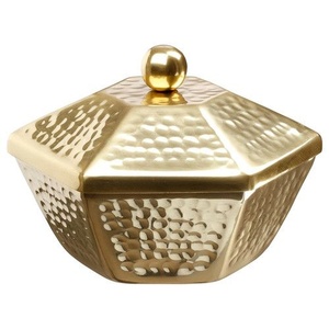 Casserole en métal au design martelé en cuivre pur avec couvercle pour marmite servant la cuisine et le stockage des aliments - Product Image 4