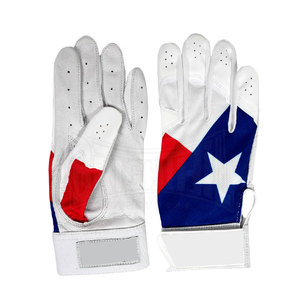 Guantes de bateo de béisbol Precio barato Logotipo personalizado Guantes de bateo de béisbol de cuero profesional - Product Image 4