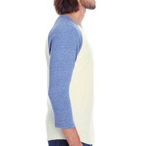 T-shirt à manches longues respirant à col rond raglan pour homme - Product Image 6