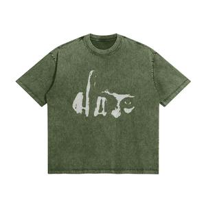 Vente en gros logo personnalisé impression bouffante 3D t-shirt fabricant boîte Fit Vintage délavé à l'acide 100% coton surdimensionné goutte épaule t-shirt - Product Image 5