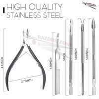 Pince à ongles professionnelle en acier inoxydable de haute qualité avec logo personnalisé vente en gros de haute qualité pour les doigts