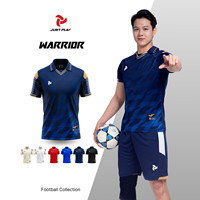 Nouveau Maillot de Football Unisexe Haute Qualité, Tenue d'Équipe Personnalisable avec Étiquettes Brodés, Survêtement Original Warrior JP 100% Polyester