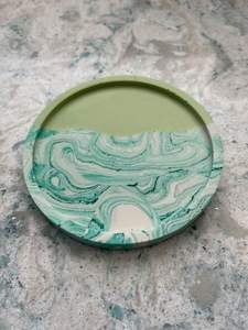 Hot & Best Sous-verres de style indien Prix de gros Dessous de verre rond en bois d'acacia et résine époxy pour boisson thé café - Product Image 3