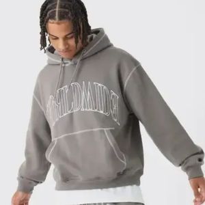 Ensemble de survêtement à capuche pour homme, grande taille, tenue décontractée pour les activités quotidiennes, respirant, 100% coton, confortable, léger - Product Image 3