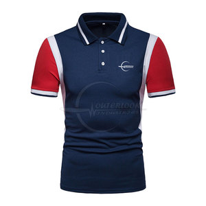 T-shirts polo pour hommes de qualité supérieure T-shirts polo contrastés avec les meilleurs matériaux en gros - Product Image 1