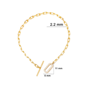 Geometric Shape Rectangle Design <b>Charm</b> Zircon Stone Woman <b>Bracelet</b> 925 Sterling <b>Silver</b> Jewelry - Product Image 2