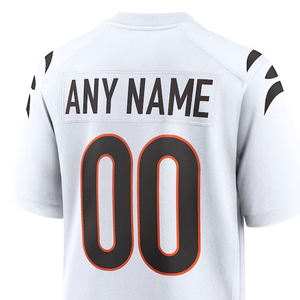 2025 Saison Nouveaux Designs Maillot de football à manches courtes pour hommes Maillot d'équipe imprimé respirant pour le football américain Prix de vente - Product Image 3