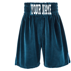Pantalones cortos de boxeo suaves para hombre de alta calidad al por mayor del fabricante de Pakistán logotipo personalizado venta en línea Equipo de Boxeo - Product Image 4
