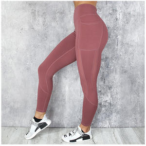 Leggings de sport pas chers pour femmes Leggings de fitness taille haute avec poches Leggings de gym pour femmes Vêtements pour femmes Leggings de yoga à taille élastique - Product Image 3