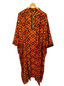 Vêtements pour femmes Taille libre Vêtements de plage Robe longue Robe de nuit Robe patchwork Robe de bain Kimono en soie Sari d'été pour femmes - Product Image 5