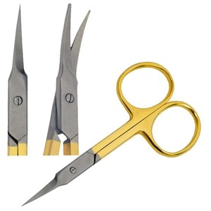 Tijeras para Cutículas de Acero Inoxidable, Afiladas, para Diestros, Herramienta de Precisión para Manicura, Pedicura, Cuidado de Uñas, Uso Profesional - Product Image 1