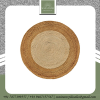 High-Traffic Customizable Jute Floor Rugs Welcoming Entrance Machine Made Jacquard Durable Eco-friendly Pet Friendly Low Pile