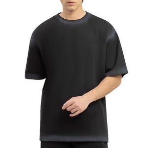 เสื้อยืดคอตตอนผ้าคอตตอนผ้าคอตตอนสีเรียบใหม่ระบายอากาศได้เปิดไหล่ - Product Image 1