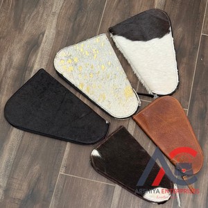 Fabricant Design personnalisé en cuir de vachette véritable étui de transport dissimulé pour pistolet pochette tactique chasse fermeture éclair sacs pour armes de poing - Product Image 1