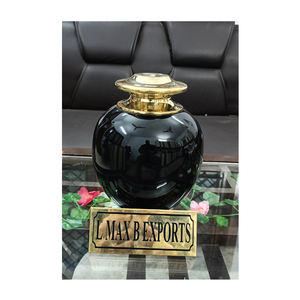 Prix usine Urne commémorative de qualité supérieure pour cendres Fournitures funéraires Urne de crémation adulte en métal aluminium pour cendres humaines - Product Image 1