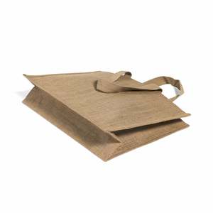 Sacs de courses en toile de jute écologiques extra larges, en matériau PP, avec longue poignée, lavables et pour usage quotidien, modèle TJ879 - Product Image 6