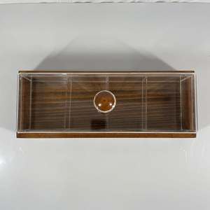 Plateau cadeau en acrylique incrusté de nacre exquis Plateau de service à dessert fait à la main pour l'Aïd Moubarak, le Ramadan et les cadeaux de fête - Product Image 2