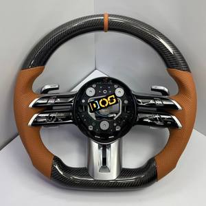 Accessoires intérieurs de voiture Volant en fibre de carbone pour Mercedes Benz Dragonfly AMG C300 GLA W204 W205 W212 W222 W176 W218 E63 - Product Image 4