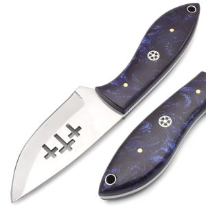 Tendencia 8 "Hecho en fábrica Precio bajo Cuchillos de caza hechos a mano D2 Acero Acampar al aire libre Uso Cuchillo desollador con mango de resina - Product Image 1