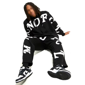 Chándales transpirables para hombre con diseño de logotipo personalizado de la mejor fabricación 2025, trajes deportivos para correr con estampado de soplo, patrón sólido de invierno - Product Image 3