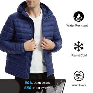 Veste d'extérieur pour homme, veste matelassée de haute qualité pour homme, couleur noir et rouge, fermeture éclair, 100% polyester, coton, vestes matelassées de sport - Product Image 5