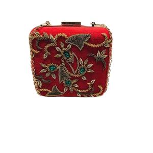 Bolso de noche con bordado de piedra Vintage para mujer, bolso de mano exclusivo con cuentas étnicas para ocasiones formales, bolso de fiesta - Product Image 3