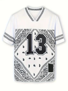 OEM Urban Streetwear Camisetas de fútbol americano Clubwear Ropa deportiva Secado rápido Transpirable Poliéster Malla Sublimación Imprimir Logo - Product Image 2