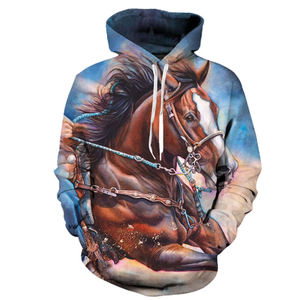 Sudadera con Capucha para Hombre con Estampado Animal Invernal, con Forro Polar Suave 100% Algodón, Costuras Duraderas, Secado Rápido, Diseño Gráfico Personalizable - Product Image 3
