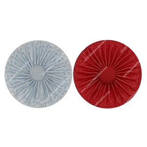 เครื่องประดับโรเซ็ตต์โพลีเอสเตอร์สีแดงและสีน้ำเงินแบบฝรั่งเศสสำหรับใช้ในพิธีการ - Product Image 1