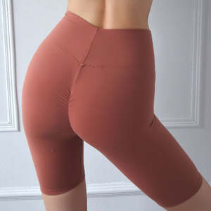โรงงานอิงเอ็นเตอร์ไพรส์ ขายส่งกางเกงออกกำลังกายเอวกลางสำหรับผู้หญิง ผ้าเนื้อเดียวไร้รอยต่อ แห้งเร็ว ระบายอากาศได้ดี เป็นมิตรกับสิ่งแวดล้อม พร้อมเชือกผูก - Product Image 6