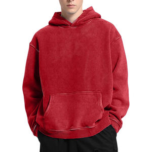 Sweat à capuche en molleton délavé numérique pour homme, qualité supérieure, prix de gros, dernière conception, très respirant, coton, basiques personnalisés - Product Image 2