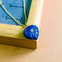Pendentifs coeur Lapis Lazuli naturel argent 925 plaqué or CZ Center breloques en pierres précieuses faites à la main pour la fabrication de bijoux au prix de gros