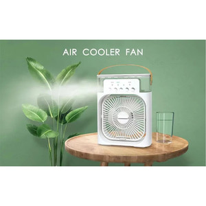 Ventilador Humidificador Portátil Moderno para el Hogar, Enfriador de Aire Pequeño con 3 Velocidades, Aire Acondicionado de Plástico con Energía Eléctrica y Solar - Product Image 3