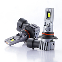 Phares LED de voiture super lumineux 12V, nouveaux modèles H1 H7 H4 9012 X5/A4 9004 9005 9007 HB4 HIR2 à branchement poly mini