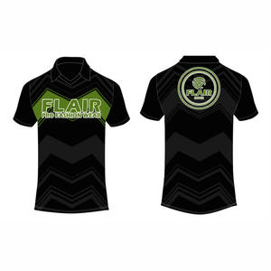 Gran oferta de algodón 100% para hombre, camiseta Polo personalizada de buena calidad, Color sólido, estilo informal, patrón, 180g, tela, peso frontal - Product Image 3