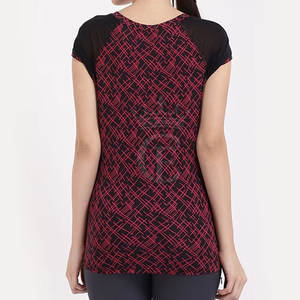 Camiseta transpirable de diseño profesional para mujer, camiseta de manga corta de alta calidad de secado rápido para mujer - Product Image 3