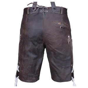 Short bavarois en cuir véritable pour homme Oktoberfest Outfit - Product Image 3