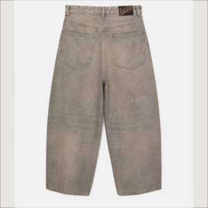 Logo personnalisé coupe ample Denim Jeans pour hommes pantalon blanc délavé à l'acide vintage Baggy Jeans pour unisexe - Product Image 5