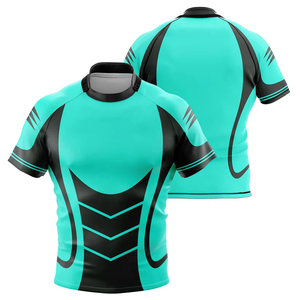 Camiseta de rugby para deportes al aire libre cómoda OEM al por mayor ropa de equipo atlético profesional de alta calidad camiseta de fútbol americano - Product Image 4