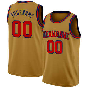 Haute qualité à bas prix hommes conceptions sublimées hauts de basket-ball taille adulte O cou sans manches maillot de basket-ball - Product Image 2
