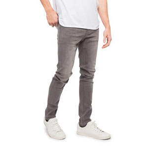 Jeans pour hommes OEM, coupe slim, pantalon personnalisé, haute qualité, fin, extensible, tendance, long, 2026, pantalon en jean pour hommes - Product Image 4