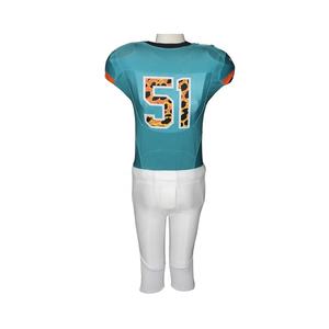 Uniformes de Fútbol Americano Personalizados OEM con Sublimación de Sarga y Estampado Digital de Manga Corta - Product Image 4